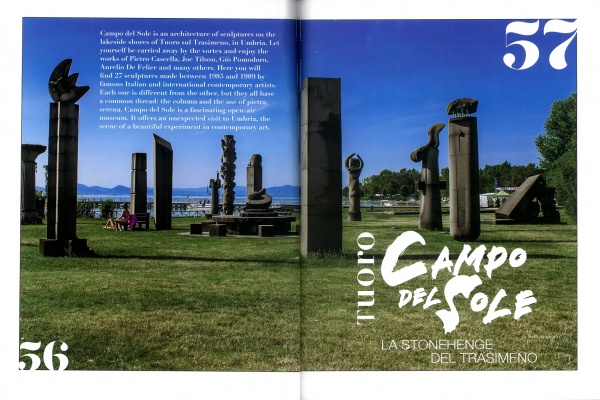 "La Stonehenge del Trasimeno. Campo del Sole, Tuoro" - Bubble's Italia Magazine #10, dicembre 2020