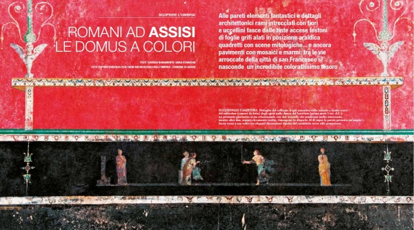 "Romani ad Assisi. Le domus a colori" - Archeologia Viva dicembre/gennaio 2020 (Servizio cofirmato con il prof. Giorgio Bonamente)