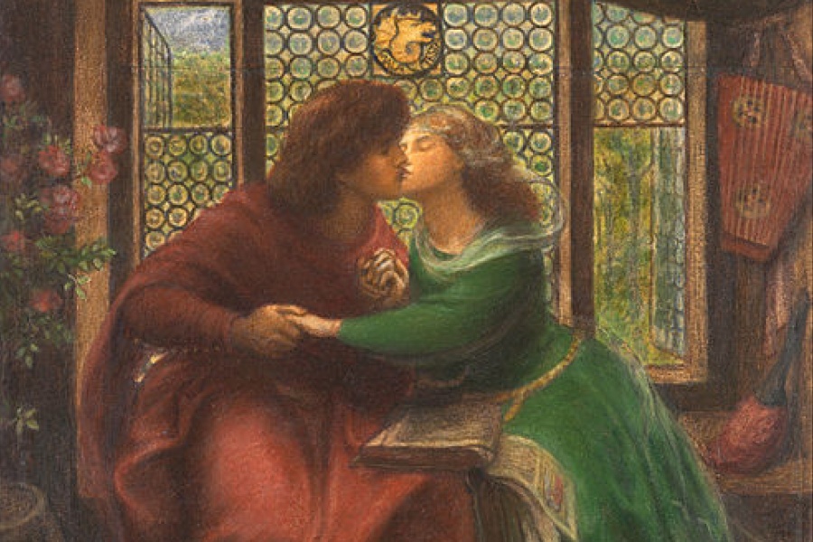 Gabriel Charles Dante Rossetti, 'Paolo e Francesca da Rimini' (1867)